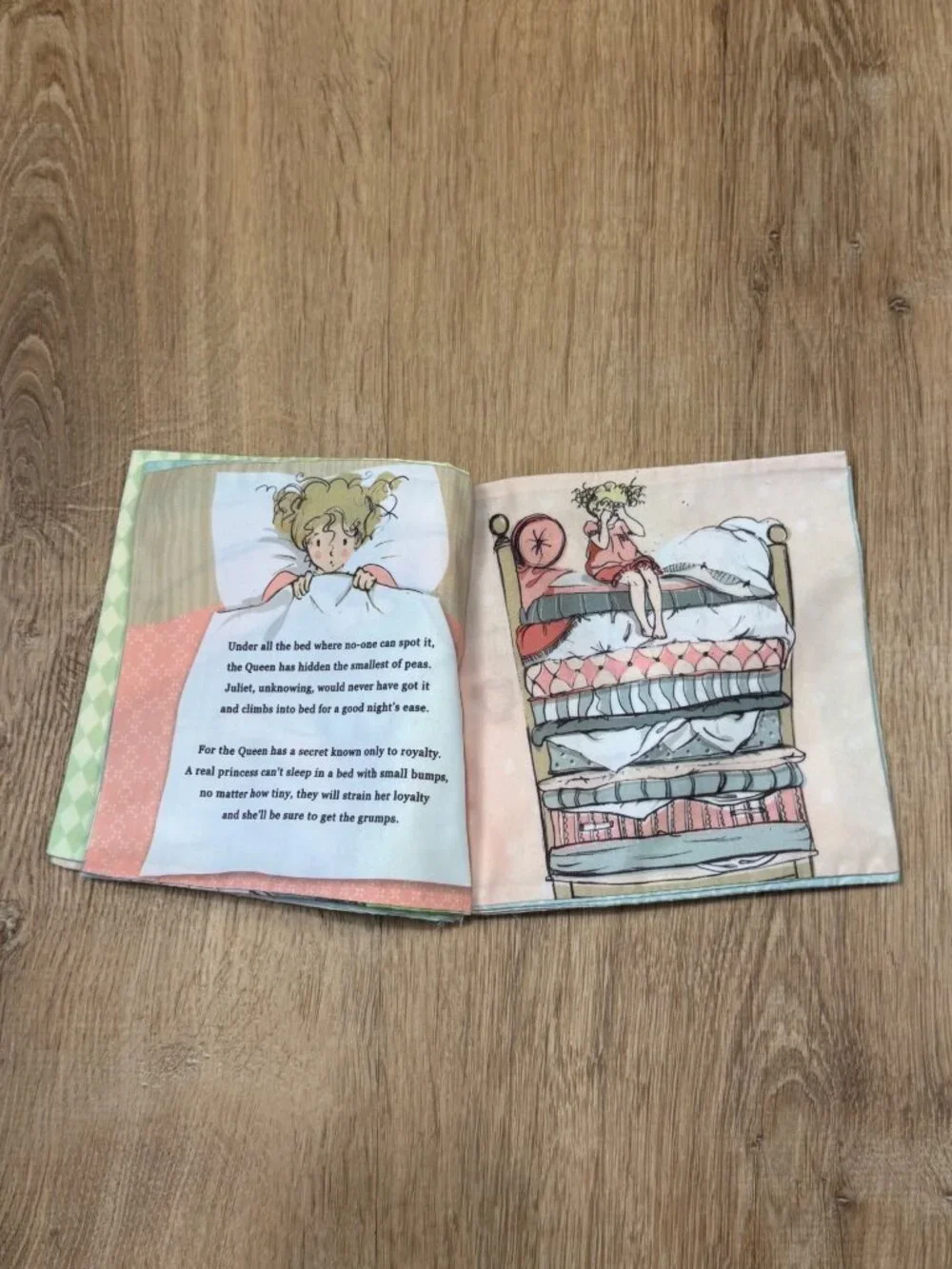 Ragtales Princess & The Pea Fabric Storybook For Kids